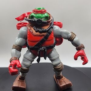 TMNT 2004 Deep Divin Scuba Raphael 5" Teenage Mutant Ninja Turtles Action Figure